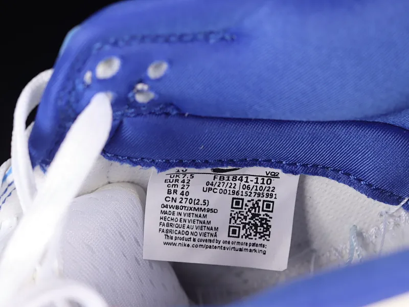 All categories Nk SB Dunk Series Nk SB Dunk Low Low-top sneakers Nk SB Dunk Low GS "Ivory Hyper Royal" Beige Blue 3M Reflective Dunk Series low-top casual sports skateboard shoes FB1841-110